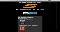 Desktop Screenshot of partys-in-stuttgart.de